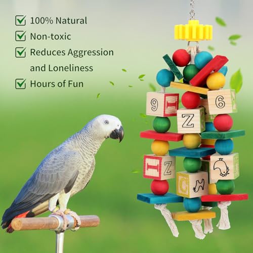 Hanging Parrot Toys (Colorful3)