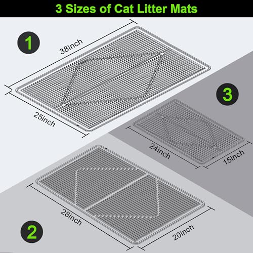 Silicone Cat Litter Mat XXL (Black)