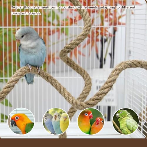 Bird Rope Perch for Parrots