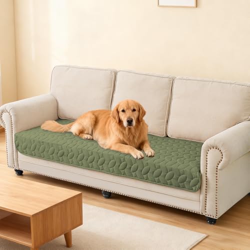 Pet Bed Cover Dog Bed Blanket for Sofa and Furniture Waterproof New Pattern Design (30x70 Inch (Pack of 1) / Green)