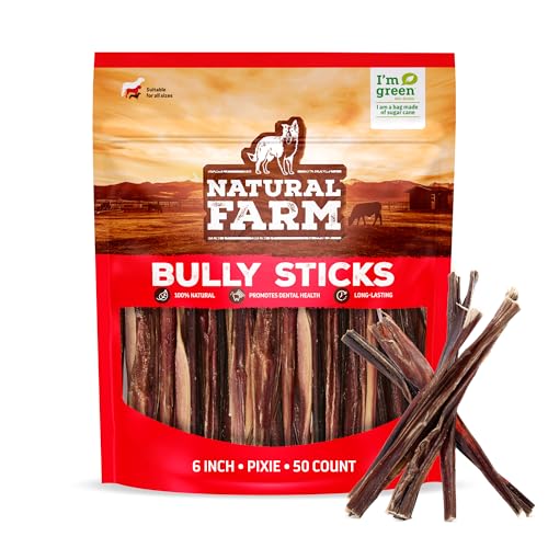 Pixie Bully Sticks (6" Pixie - 50 Count)
