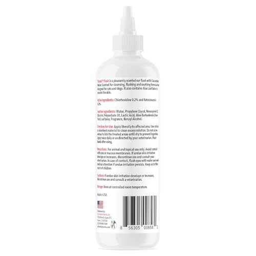 Truseb Maximum Strength Dog Ear Infection Treatment Flush