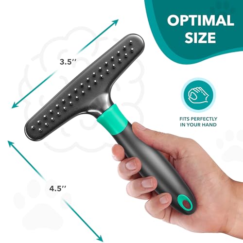 Deshedding Brush Comb (Green)