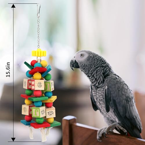 Hanging Parrot Toys (Colorful3)