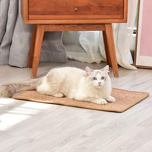 Cat Scratcher Mat (Brown-23.6 x 15.7 Inch)