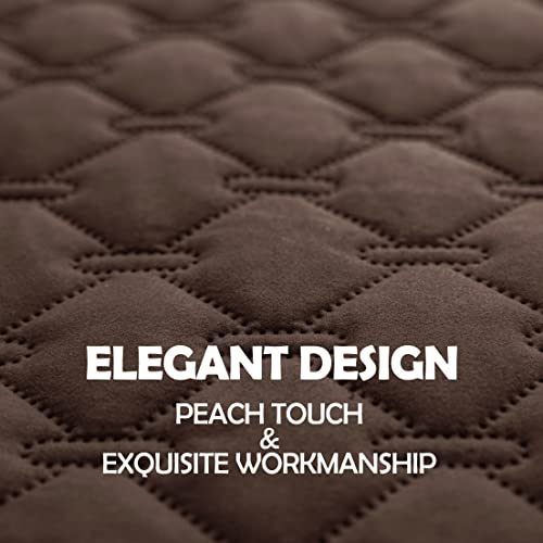 Waterproof Pet Couch Cover (30x80 Inch (Pack of 1) / Dark Chocolate/Light Chocolate)