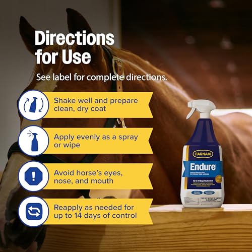 Endure Fly Spray for Horses (32 oz. Pump Spray)