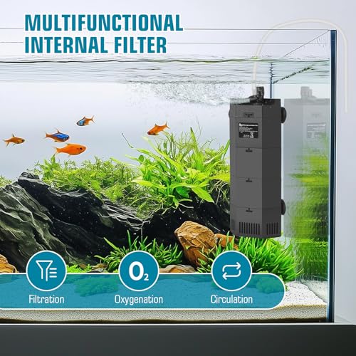Submersible Aquarium Filter for 50 (12W for 50-100 Gallon)
