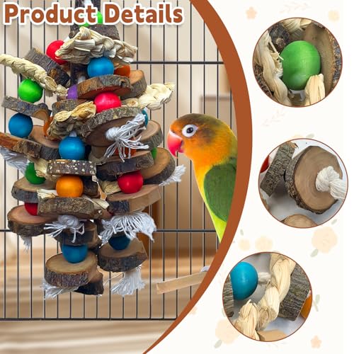 Bird Toys Parrot Toys (E: Fruit Wood)