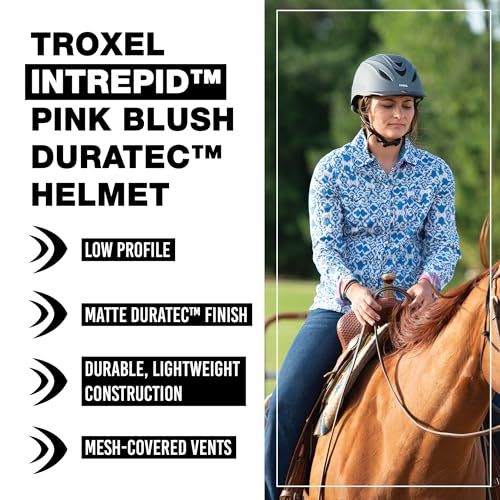Intrepid Saddle Horse Riding Helmet (Small / Pink Blush Duratec)