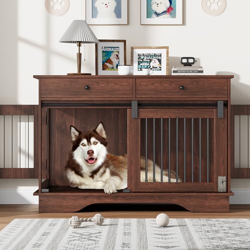 Dog Furniture Crate (Brown)