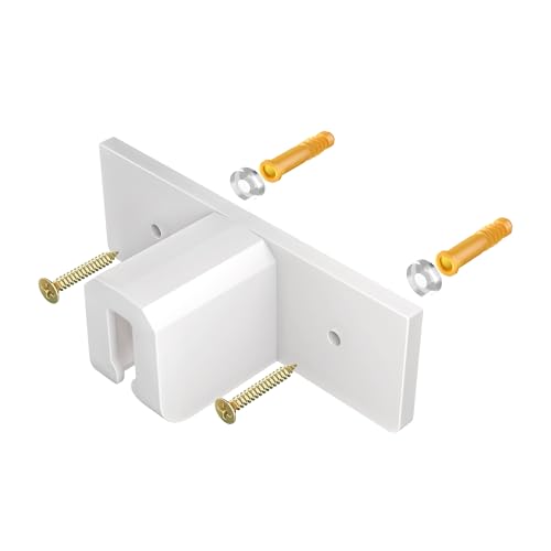 Fence-to-Wall Anchors for AuraSpace Acrylic Indoor Dog Playpen (White / 35"H)