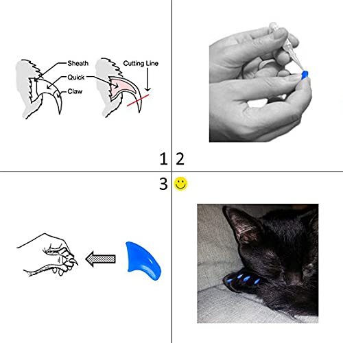 Soft Nail Caps for Cat Claws (Large)