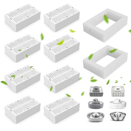 8 Pack Ceramic Cat Fountain Filter Replacement
