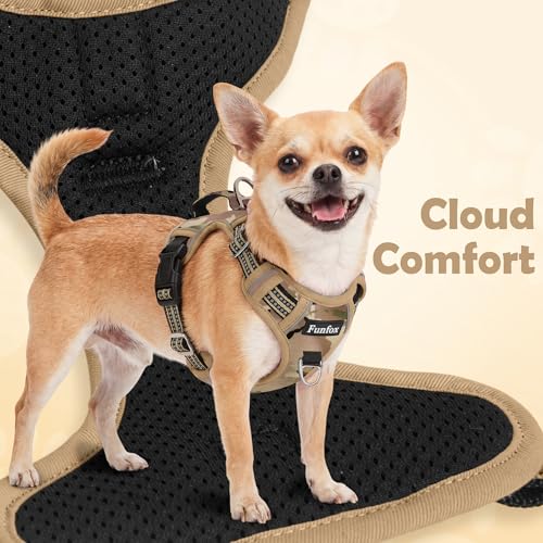 Dog Harness No Pull (Camo Brown / Medium)