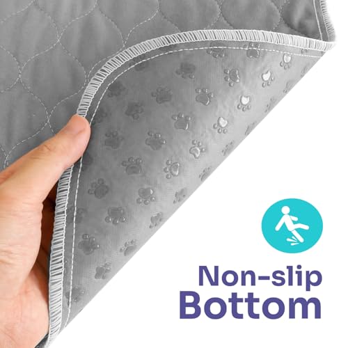 Reusable Pee Pads for Dogs Extra Large 60" x 48" Puppy Playpen Mat (48x60 Inch (Pack of 1))