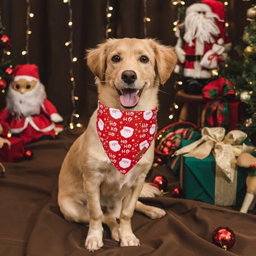 Christmas Dog Bandanas (X-Large / Christmas-2)
