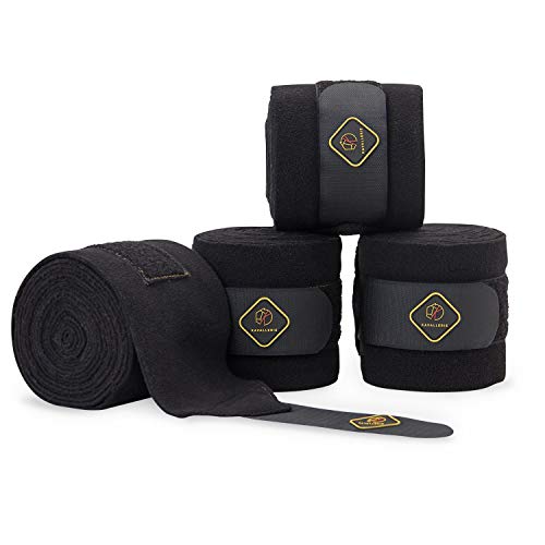 Classic Bandage for Horses (4 Pack / Black)