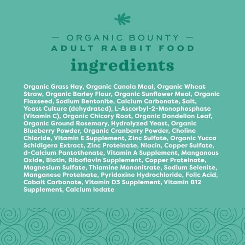 Organic Bounty Adult Rabbit Food