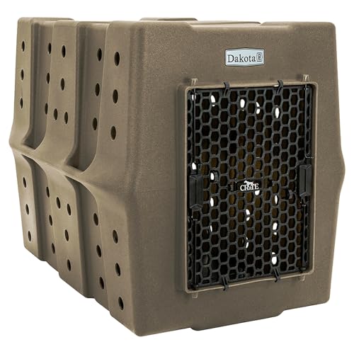 Dakota 283 Canine Rough and Tough Economy Dog Crate (X-Large / Coyote Granite)