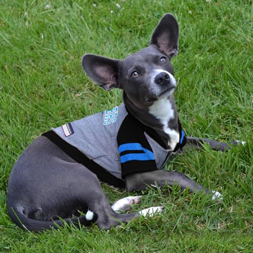 Carolina Panthers Hoodie for Dogs & Cats. NFL Football Licensed Dog Hoody Tee Shirt (Small / Carolina Panthers)