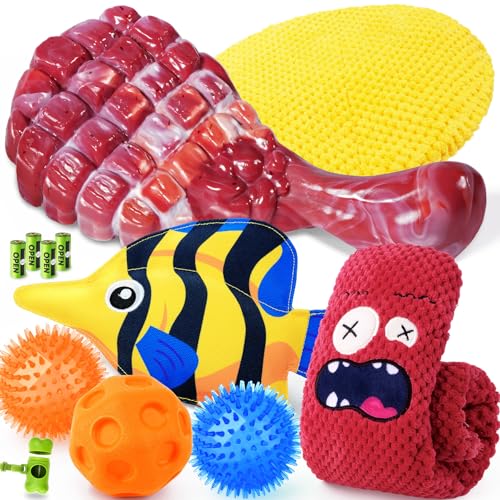 12 Pack Large Dog Chew Toys for Aggressive Chewers