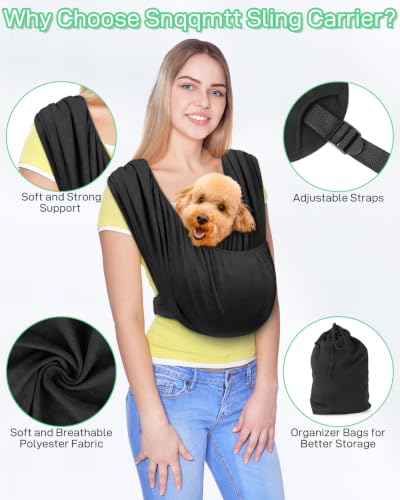 Dog Swaddle Carrier Front Facing for Small Pet up to 13lbs