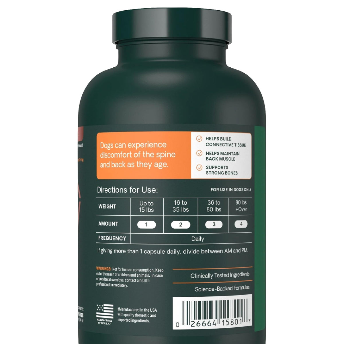 Healthy Spine & Disc for Dogs (180 Capsules)