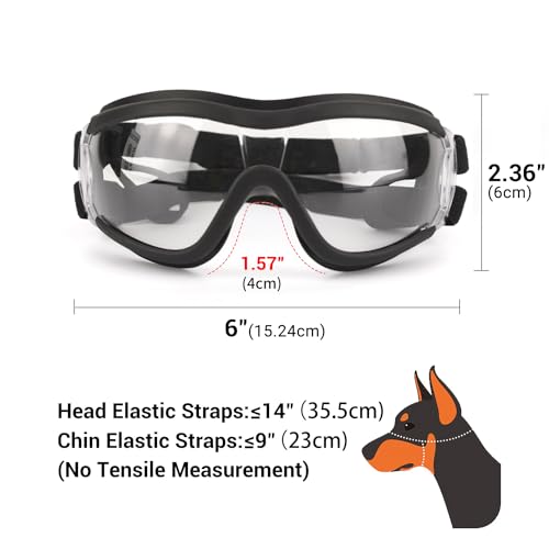 Dog Goggles Anti (Clear / Large)