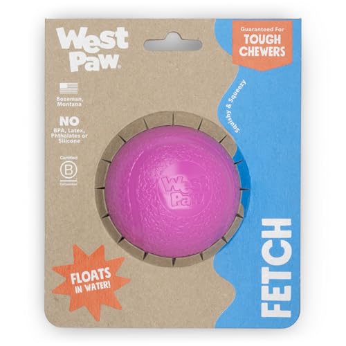 Boundr Ball Dog Fetch Toy (Large (Pack of 1) / Hot Pink)