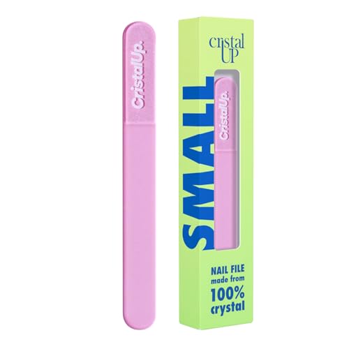 Cristal UP Glass Nail File for Purse (Rose Mist/Pink)
