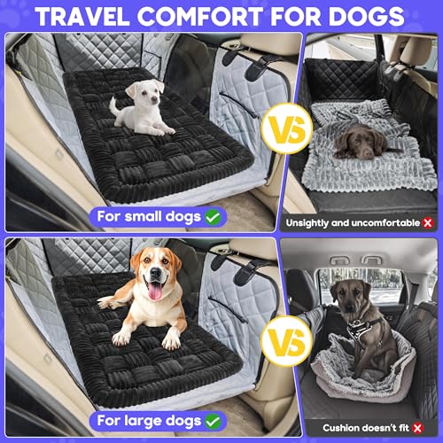 Dog Car Bed Mat Non (Black / For Truck//Large SUVs（56"x28.7"))