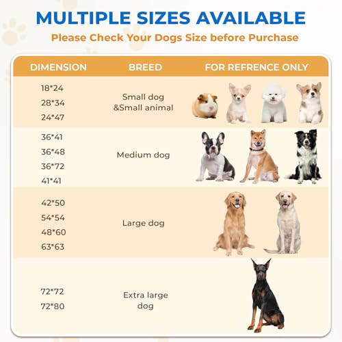 Washable Dog Pee Pads (Gray / 36*72 Inch (Pack of 2))