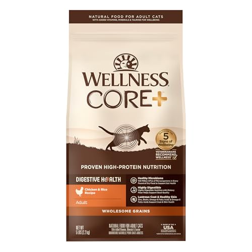 CORE+ Adult Dry Cat Food (5 Pound (Pack of 1))