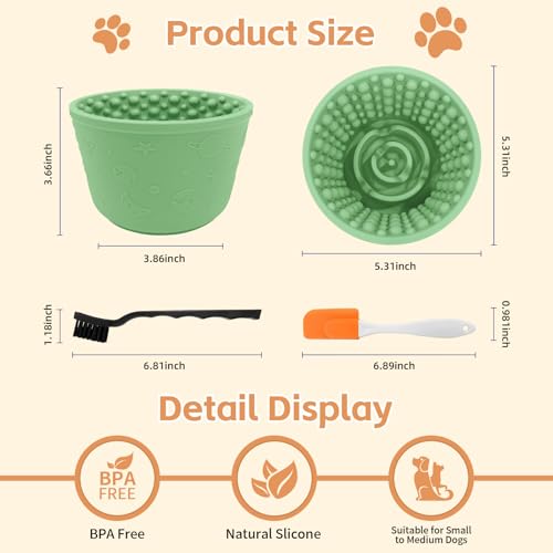 Dog Lick Bowl (M-L / Green)