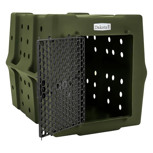 Dakota 283 Canine Rough and Tough Economy Dog Crate (Large / Olive)