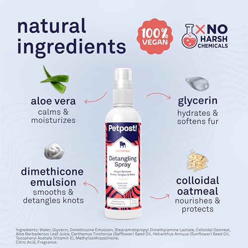 Detangling Spray for Dogs with Knots