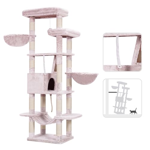 Cat Tree 68 inch Multi (Rosy Brown / 68 inch)