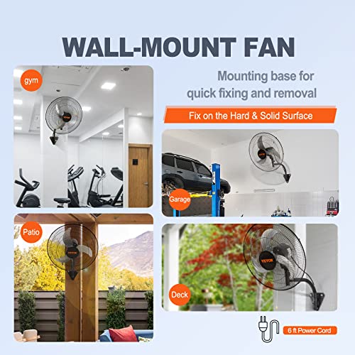 20 Inch Wall Mount Fan (20 Inch / Oscillating)