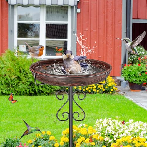 Bird Bath for Outside (Vintage Bronze)