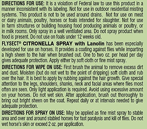 Equicare Flysect Citronella Spray