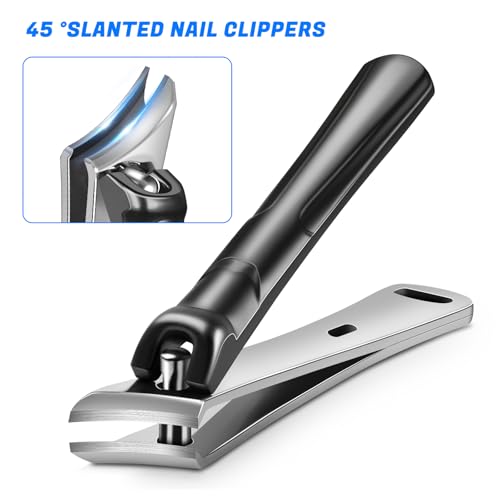 Toenail Clippers for Thick Toenails for Seniors 6PCS (Ingrown & Angled & Slanted)