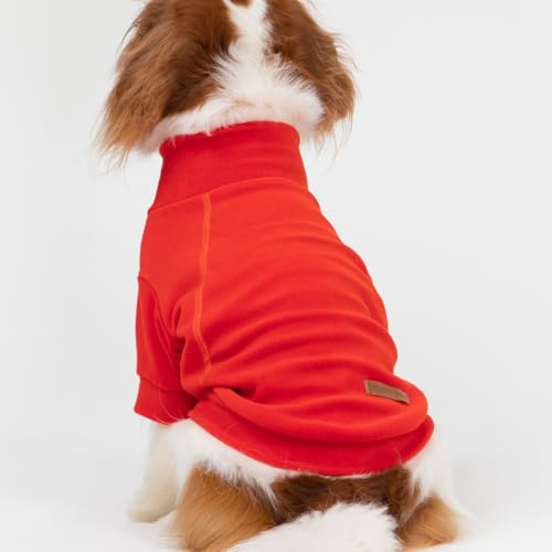 3 Pack Classic Fleece Dog Sweater (Small / Red-Blue-Yellow)