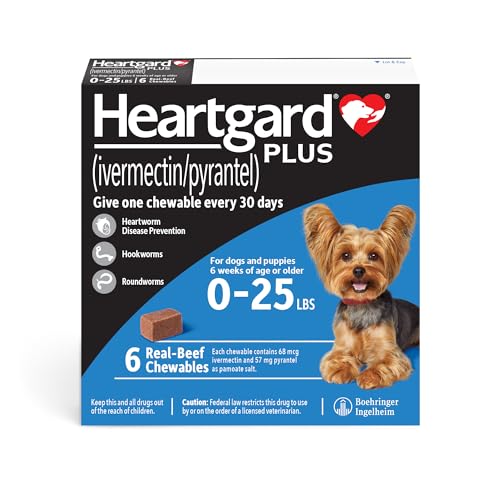 Plus ivermectin (0-25 lbs)