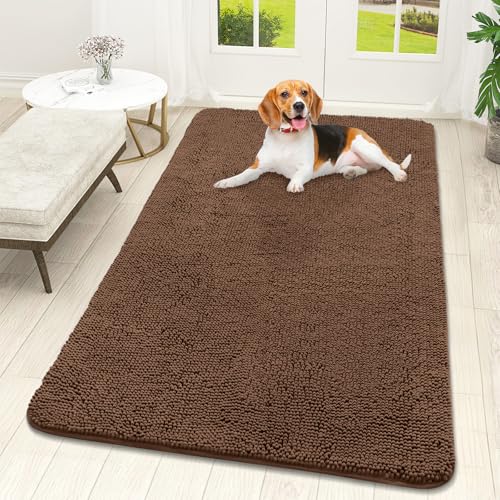 Dog Door Mat for Muddy Paws 59x32 (Mocha / 59" X 32")