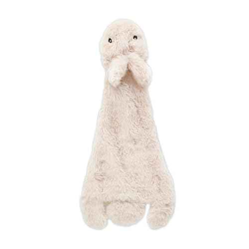 2-in-1 Stuffless Squeaky Dog Toy - Hare, Large (Brown/Hare / Large)