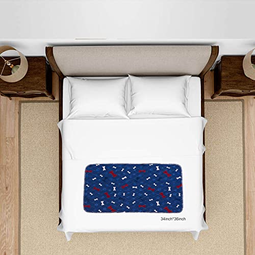 Washable Pee Pads for Dogs & Puppy Potty Training (36x72 Inch (Pack of 2))