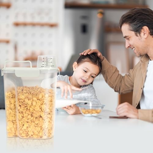 Airtight Rice Container 10 Lbs (6Qt-Beige)