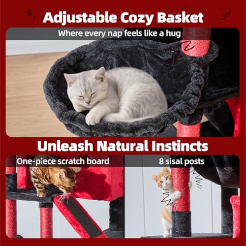 Gothic Cat Tree (Gothic / 71 Inches)