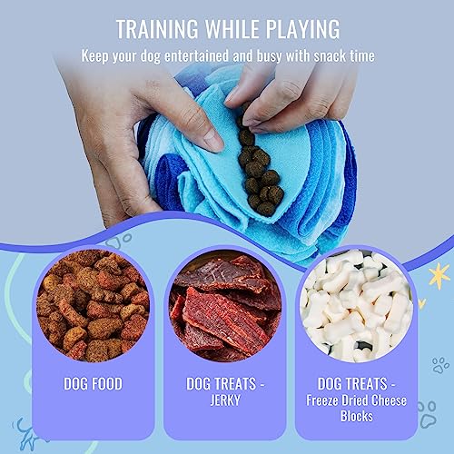 Pet Snuffle Ball (Ocean blue / 10cm)